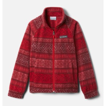 Columbia Jas Meisjes, Benton Springs II Printed Fleece Rood, 43GWHUZYL